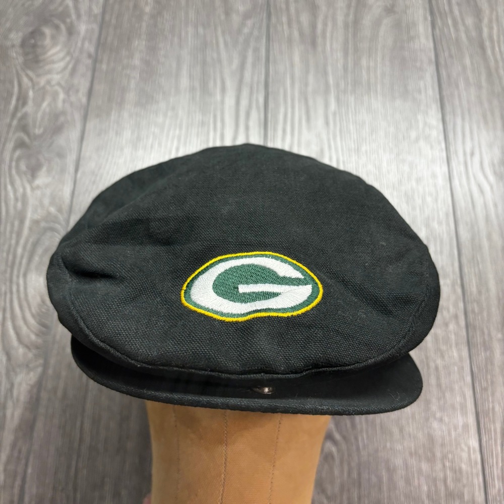 Vintage 90s Green Bay Packers Starter The Right Hat Black Flat Cap Mens Large